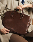 Business Bag Daniel in Dark Brown