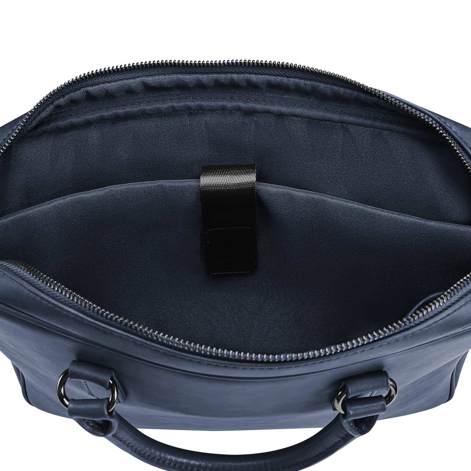 Victoria Hyde Daniel men's laptop briefcase – microfiber leather business bag with organizer, powerbank pocket, glasses holder, 37x27x5.5 cm, 0.94 kg.