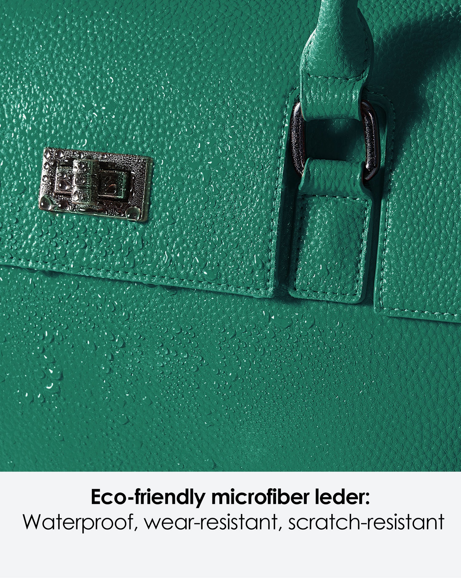Business &amp; Laptop Handtasche Jolene groß grün | Für Laptops bis zu 15"