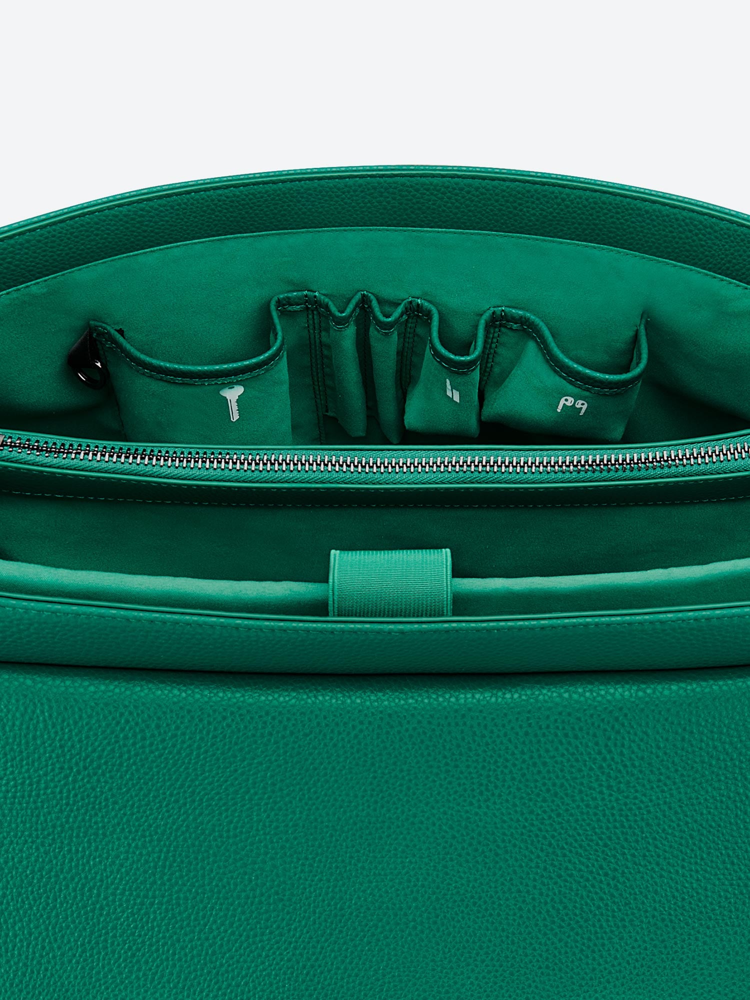 New Work Bag Jolene green modern work bag sustainable tote bag with laptop compartment for women in business