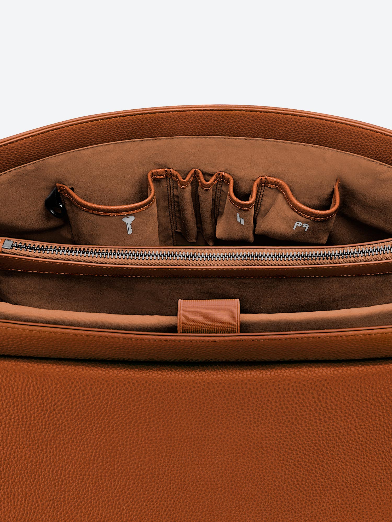 New Work Bag Jolene brown modern work bag sustainable tote bag with laptop compartment for women in business
