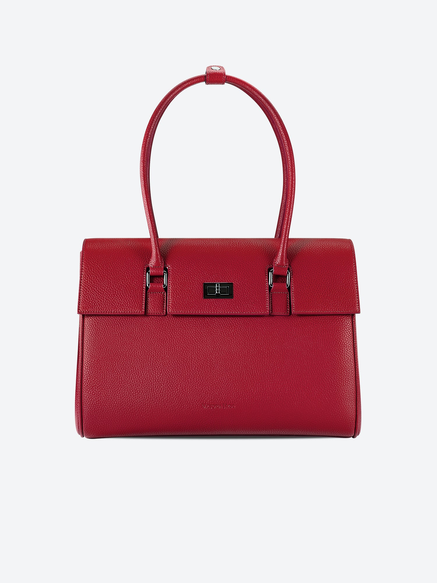 New Work Bag Jolene granet red modern work bag sustainable tote bag with laptop compartment for women in business