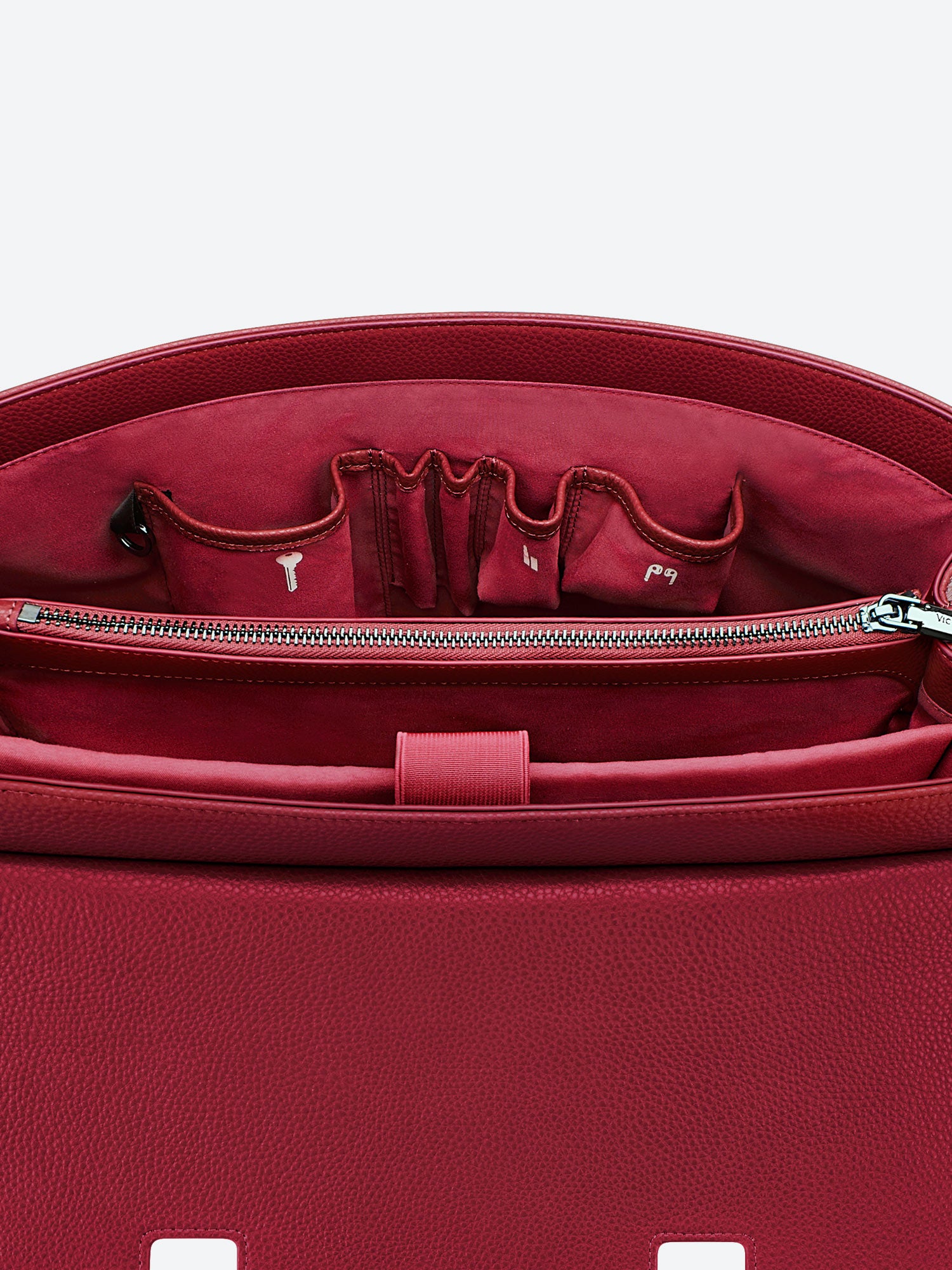 New Work Bag Jolene granet red modern work bag sustainable tote bag with laptop compartment for women in business