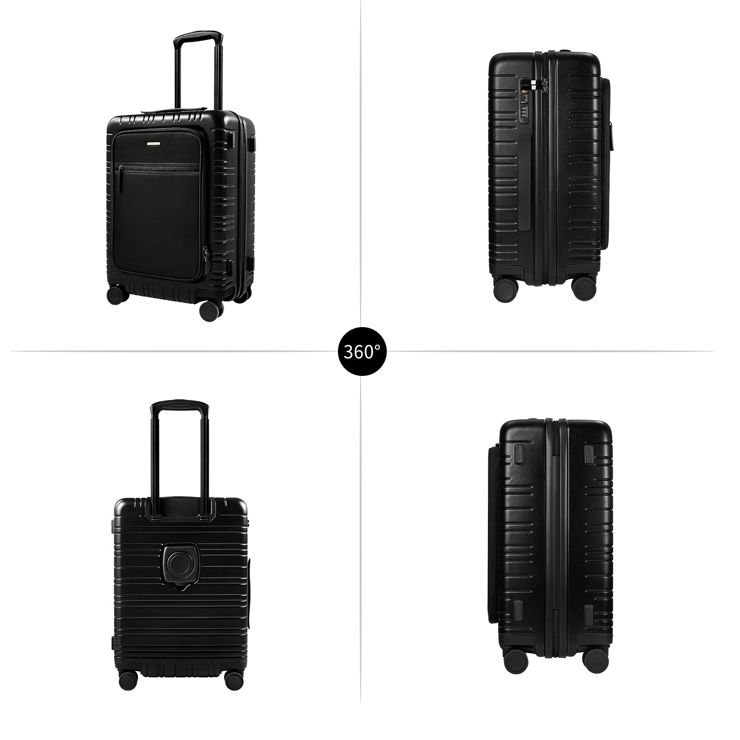 Christmas Business Set: Jolene Large Black with Super Woman Trolley