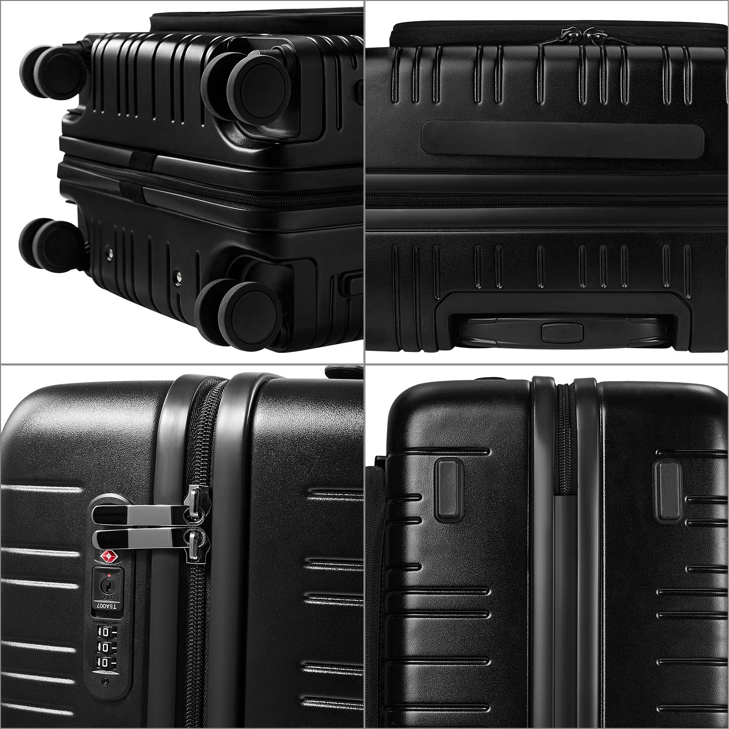 Christmas Business Set: Jolene Large Black with Super Woman Trolley