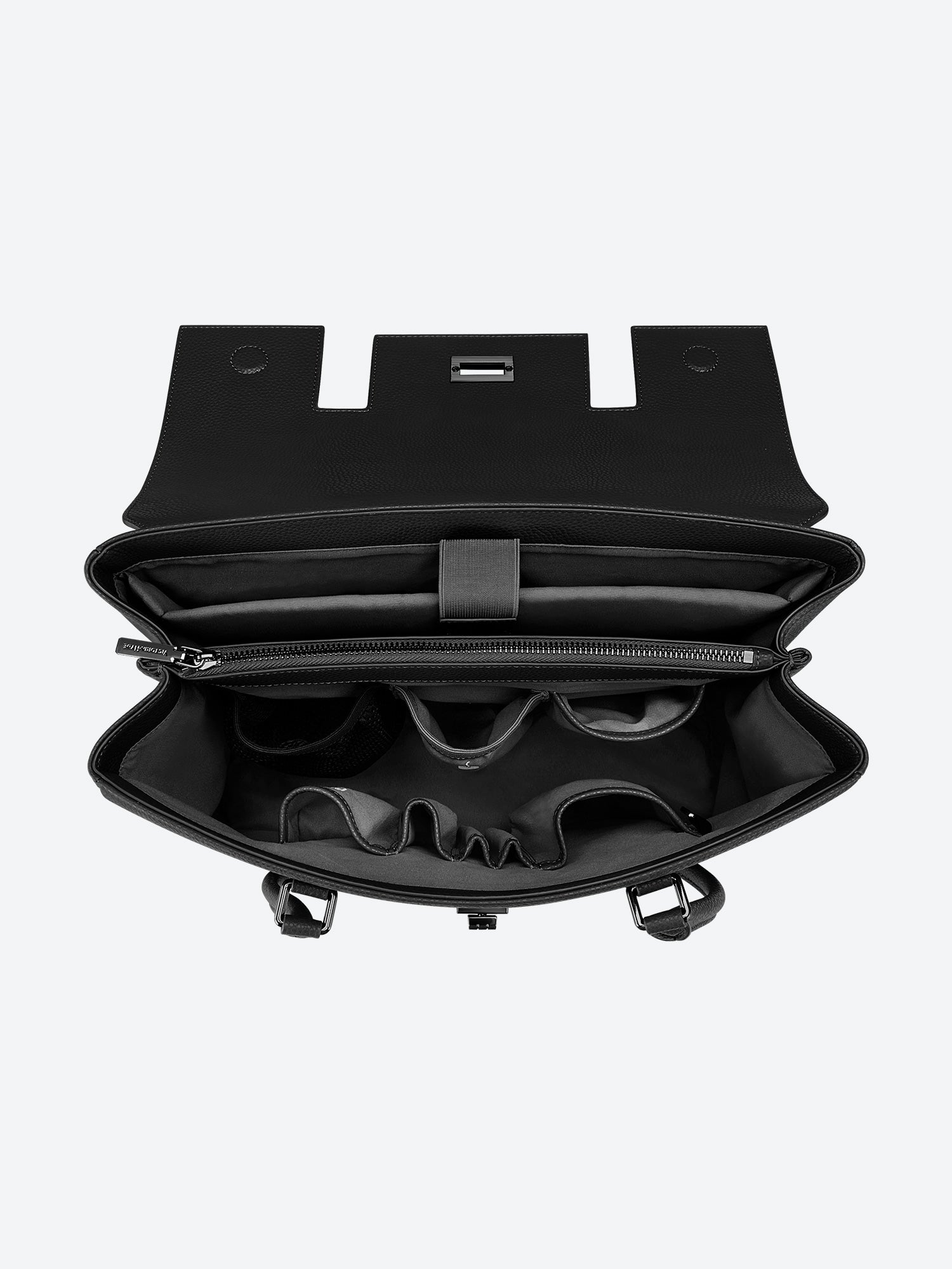 New Work Bag Jolene black modern work bag sustainable tote bag with laptop compartment for women in business