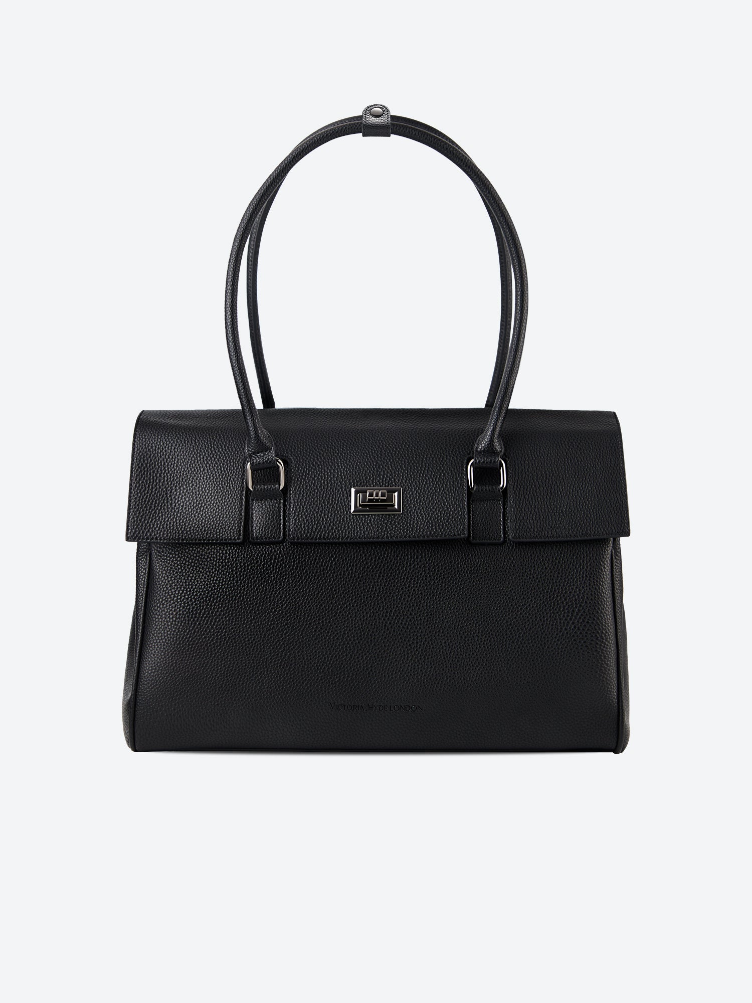 New Work Bag Jolene black modern work bag sustainable tote bag with laptop compartment for women in business