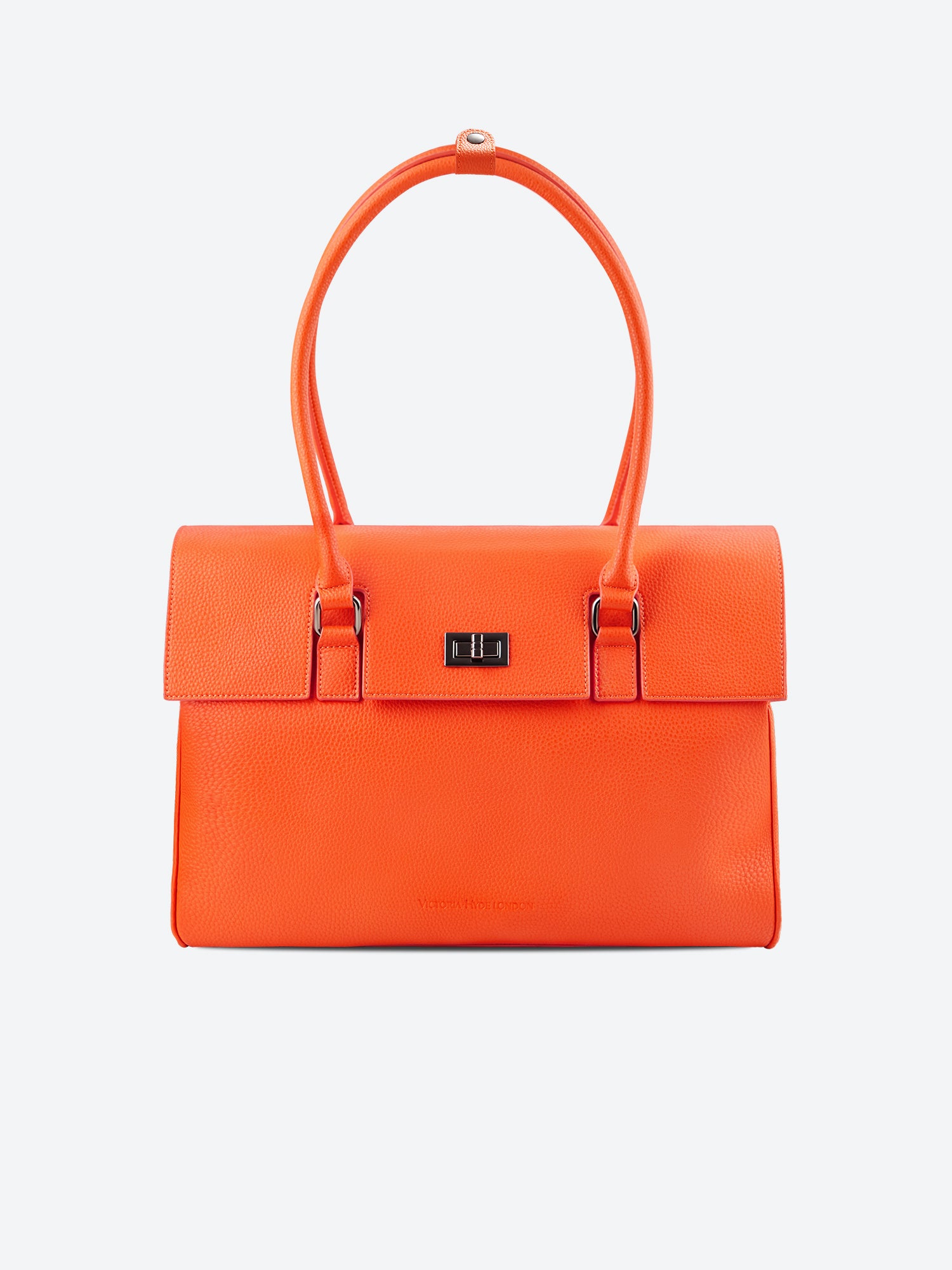 New Work Bag Jolene orange modern work bag sustainable tote bag with laptop compartment for women in business