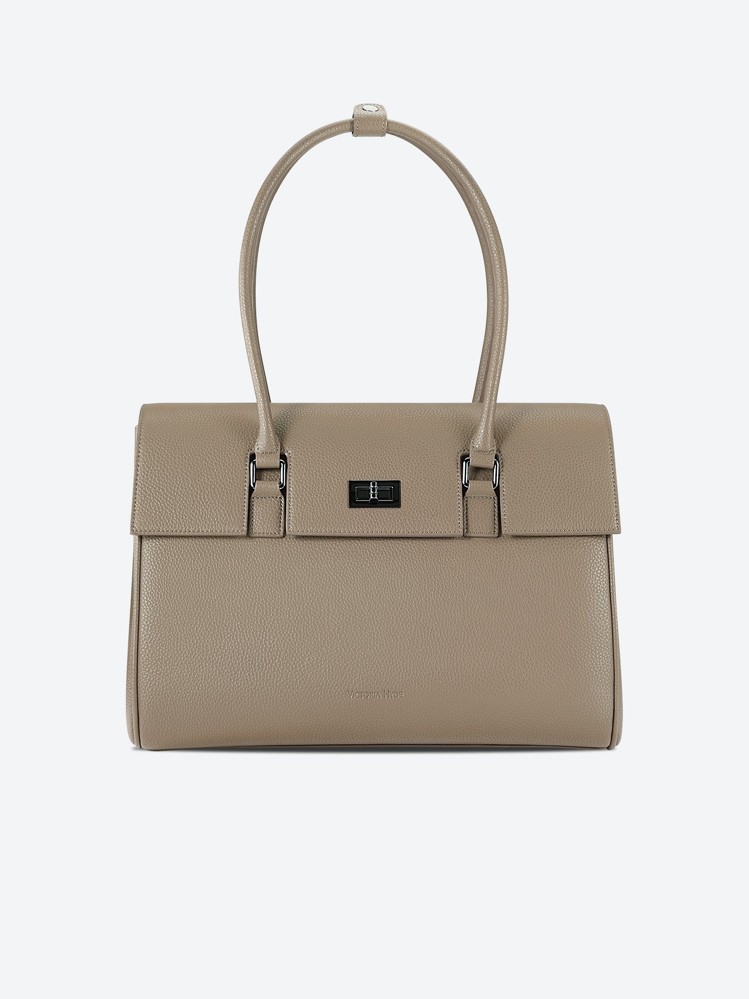 
New Work Bag Jolene beige modern work bag sustainable tote bag with laptop compartment for women in business