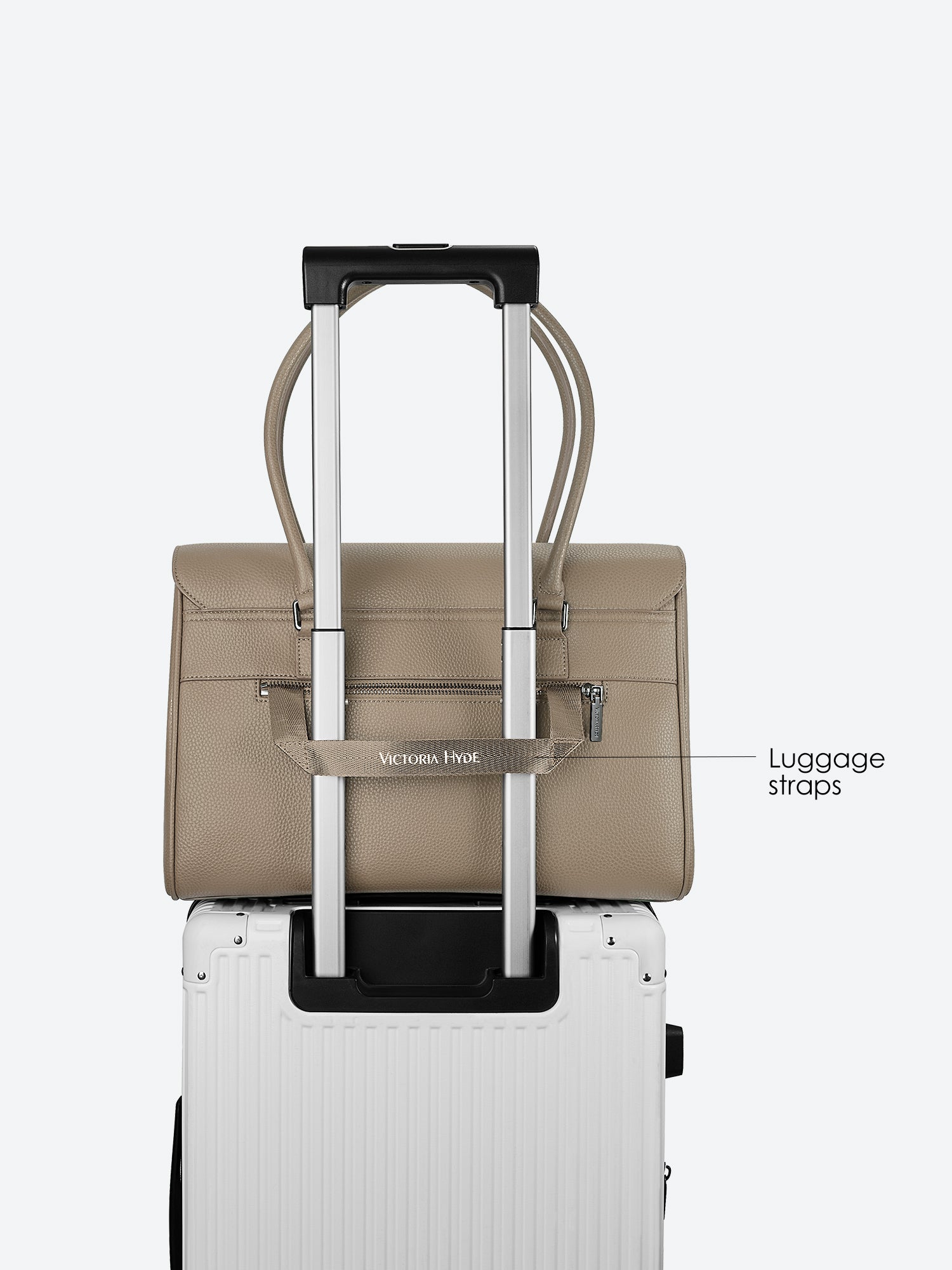 New Work Bag Jolene beige modern work bag sustainable tote bag with laptop compartment for women in business