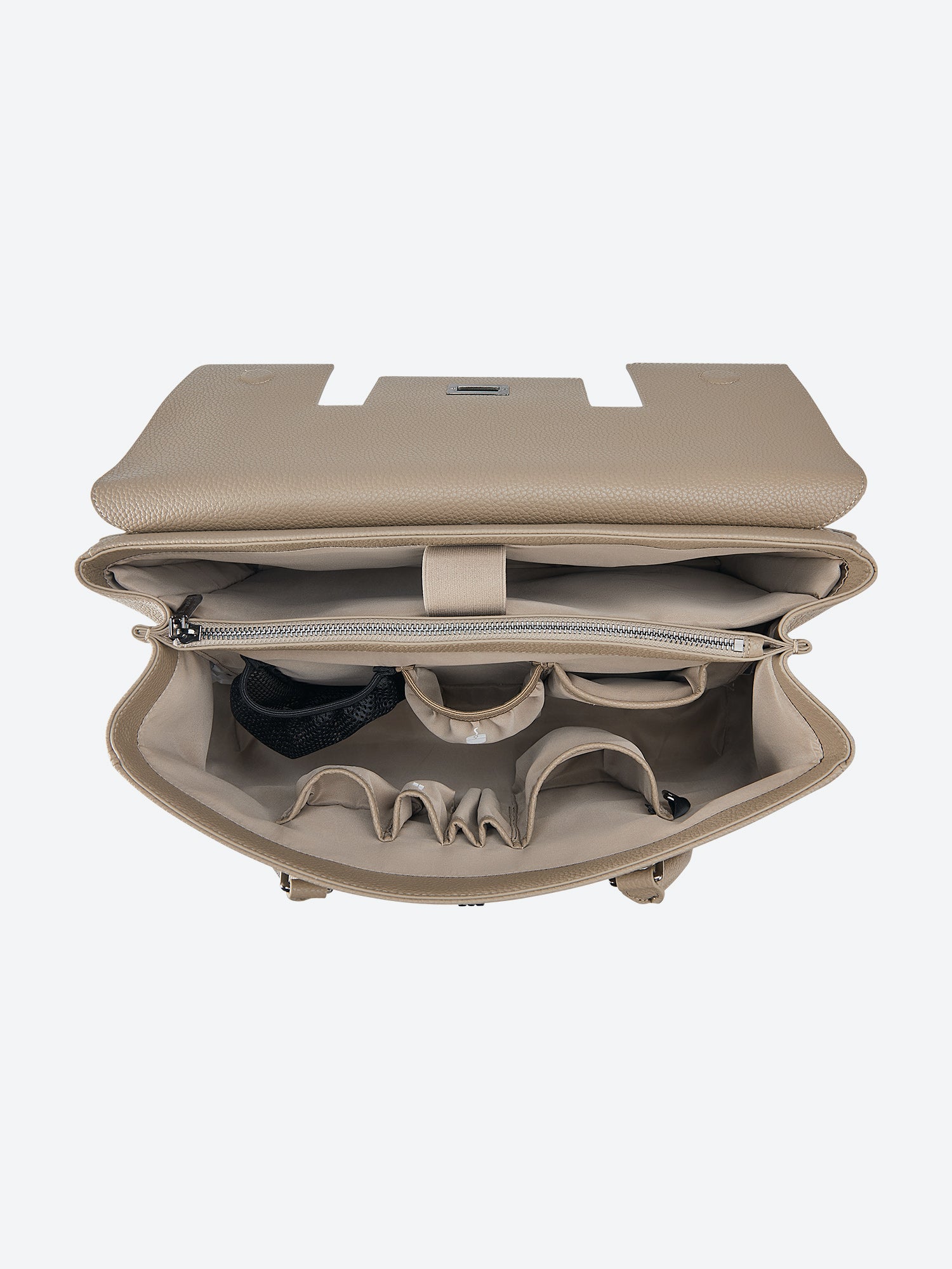New Work Bag Jolene beige modern work bag sustainable tote bag with laptop compartment for women in business
