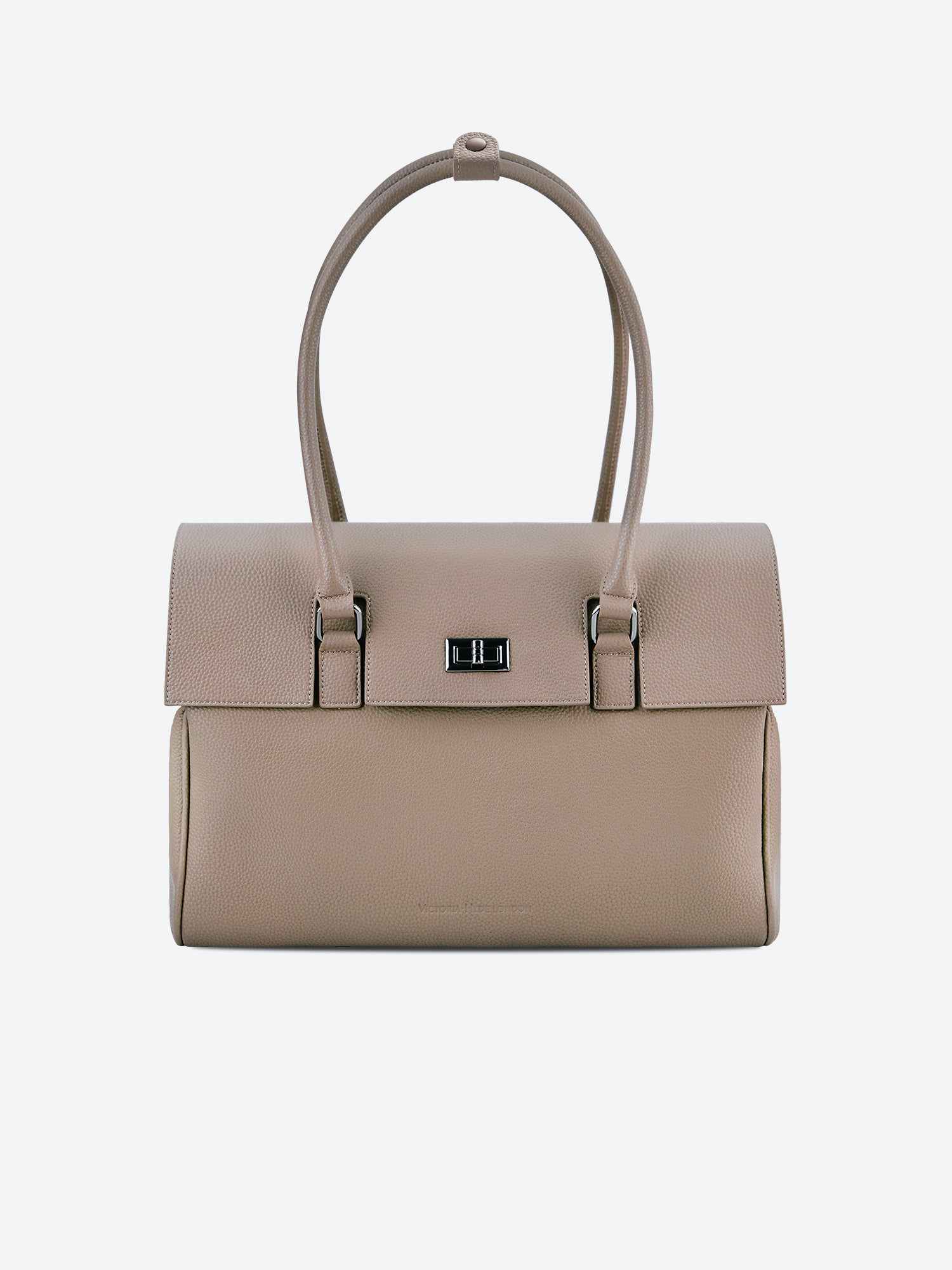 New Work Bag Jolene beige modern work bag sustainable tote bag with laptop compartment for women in business