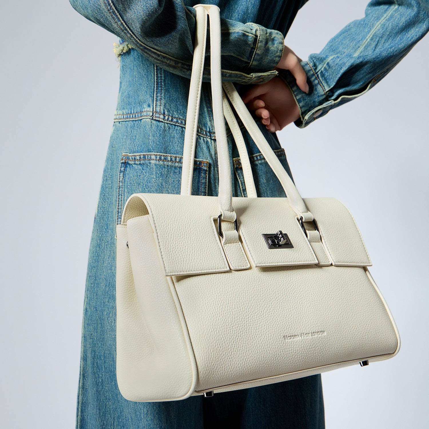 Business &amp; Laptop Handtasche Jolene klein weiß