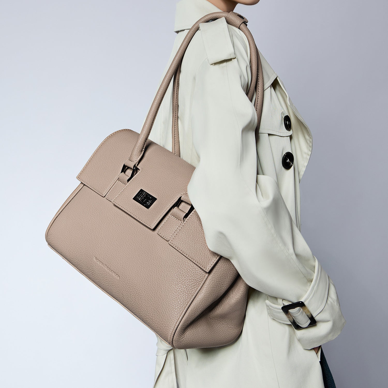 Business & notebook handbag Jolene small nude – Victoria Hyde London