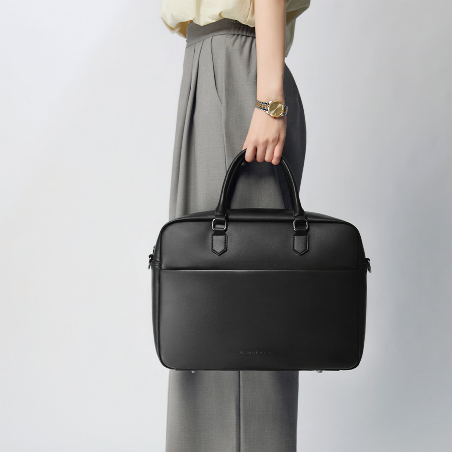 Business-New Work Collection Unisex  Tote/Crossbody Bag  Black