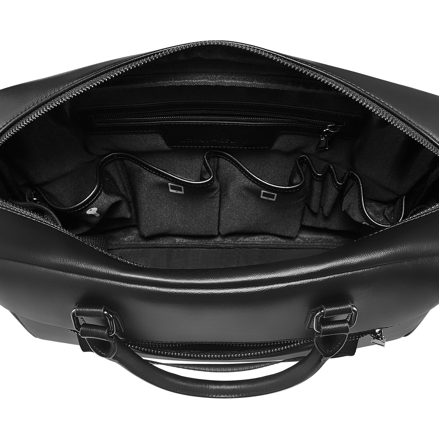 Victoria Hyde New Work business briefcase – laptop-friendly microfiber tote (39x28.5x10 cm), organizer pockets, glasses holder, removable pouch, elegant work bag.