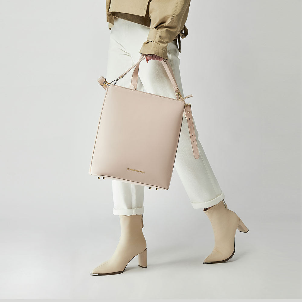 Business &amp; notebook handbag Kloey moon-white