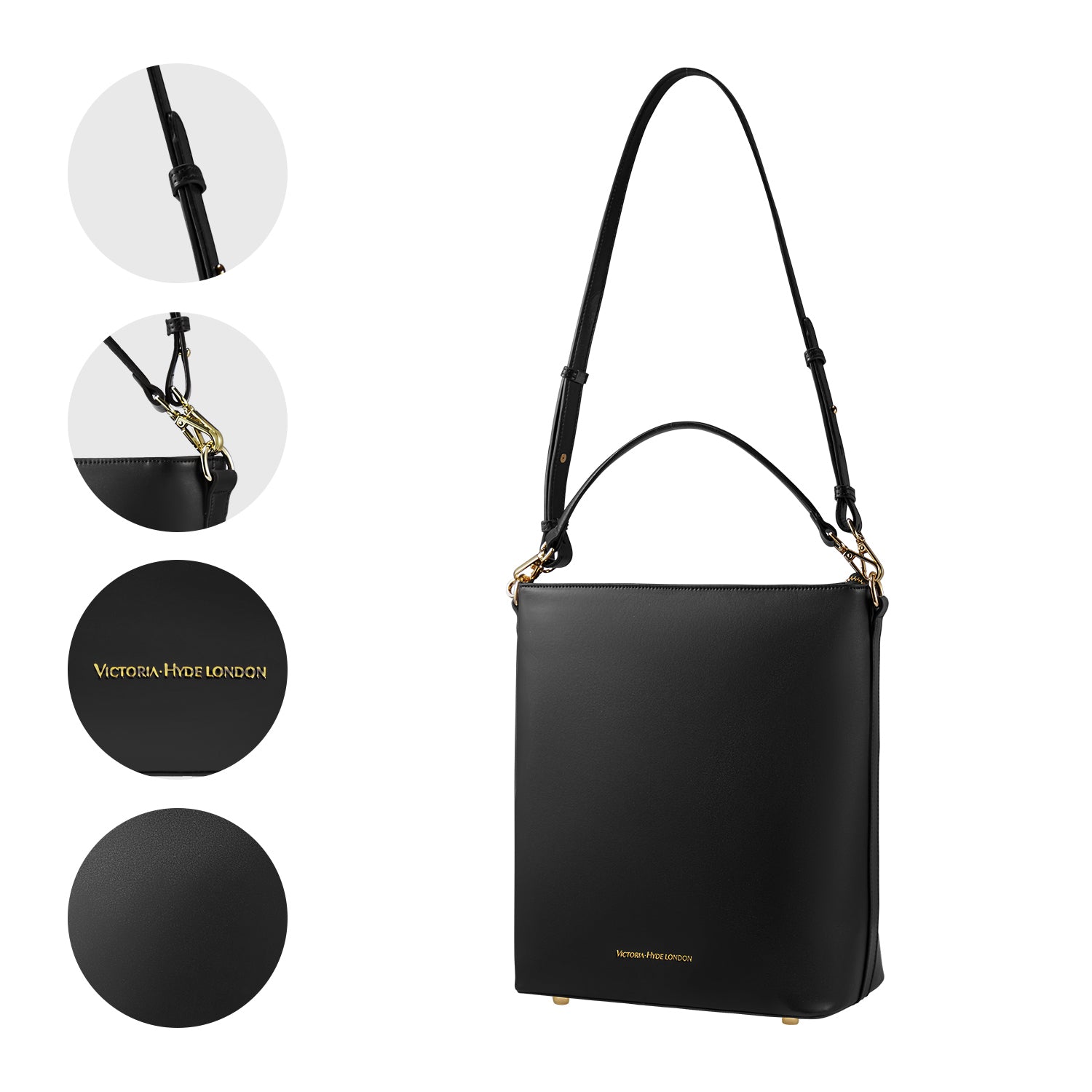 new_work_bag Kloey black business bag