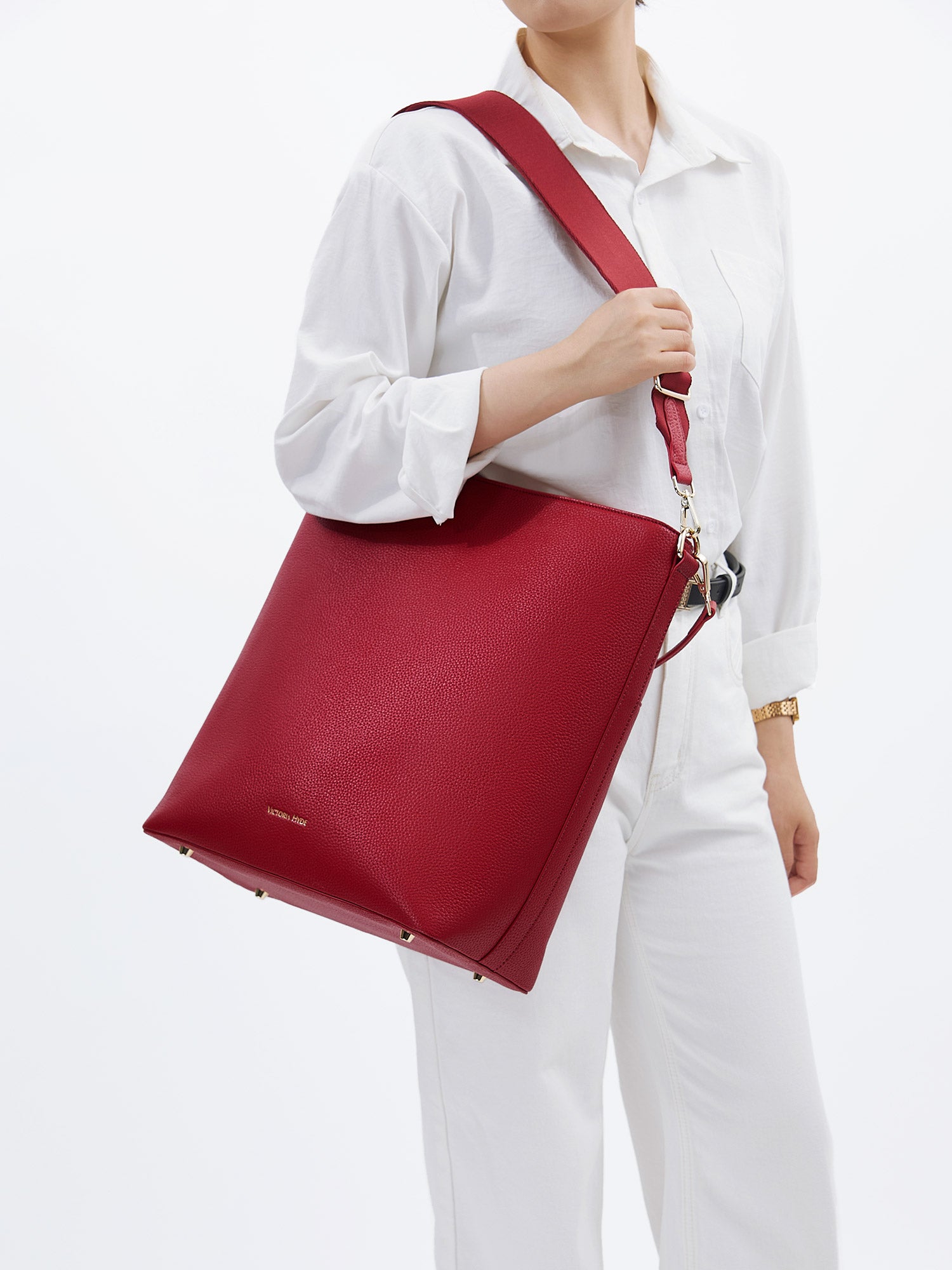 Business &amp; Laptop Handtasche Kloey Granatrot | Für Laptops bis zu 14"
