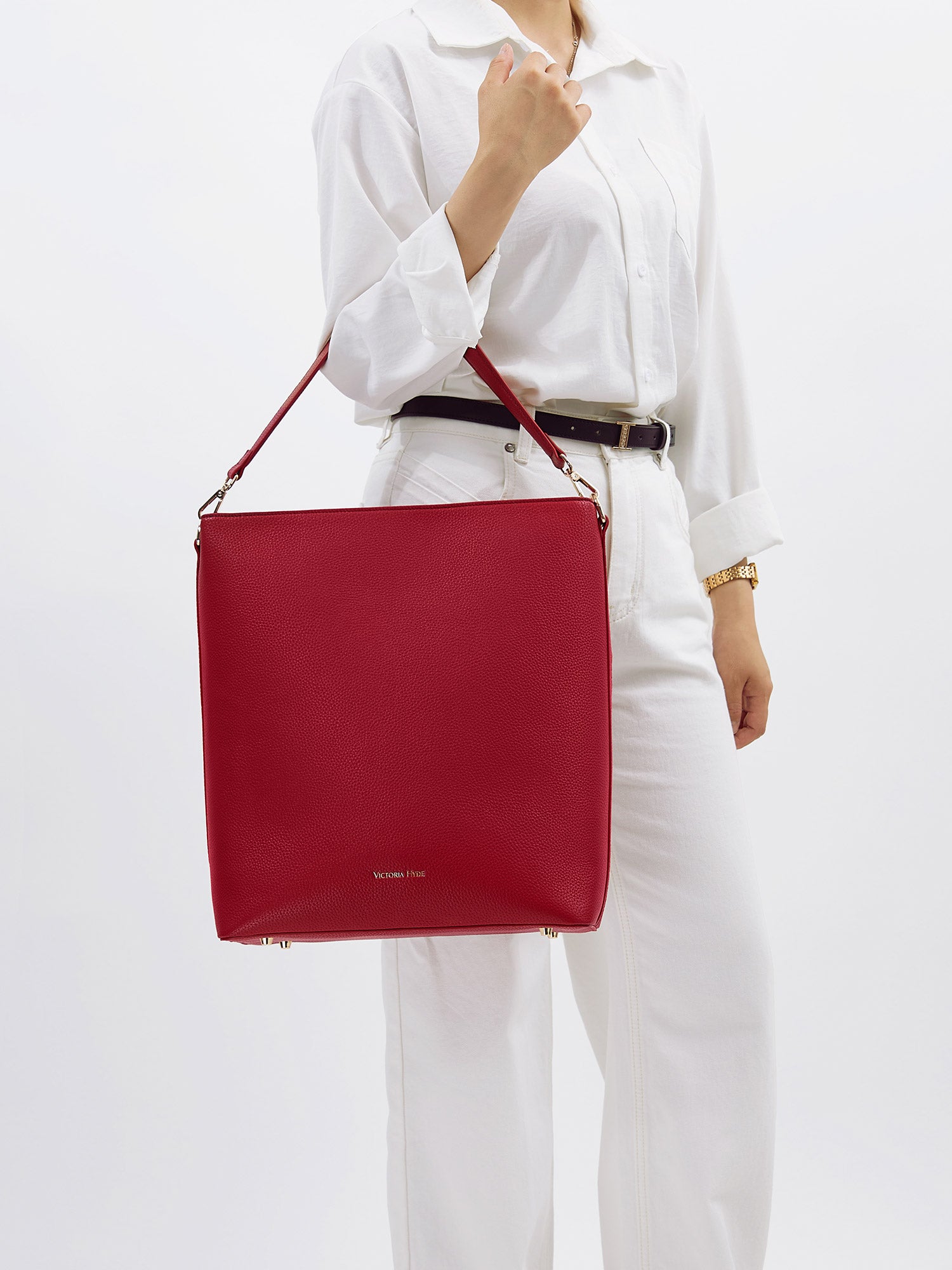 Business &amp; Laptop Handtasche Kloey Granatrot | Für Laptops bis zu 14"
