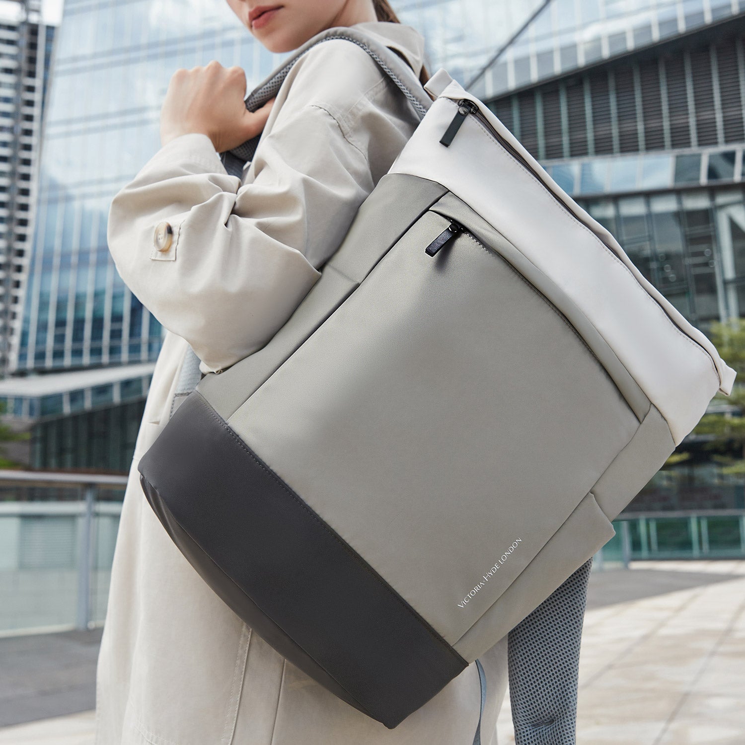 Backpack Wendy Large in Gray