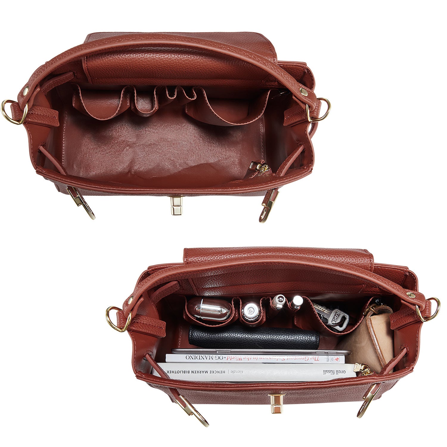 new work bag Victoria III brown business bag