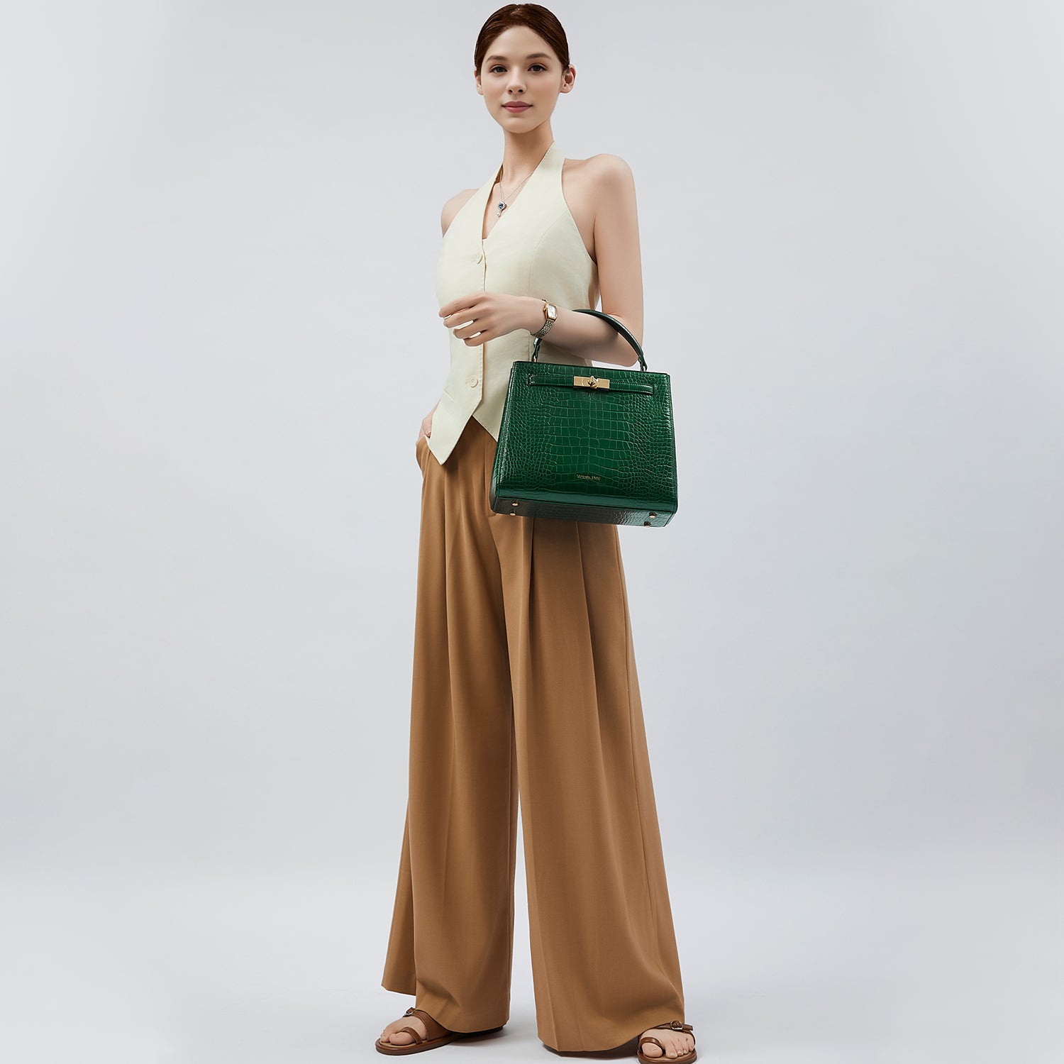 Handtasche Victoria III in Grün