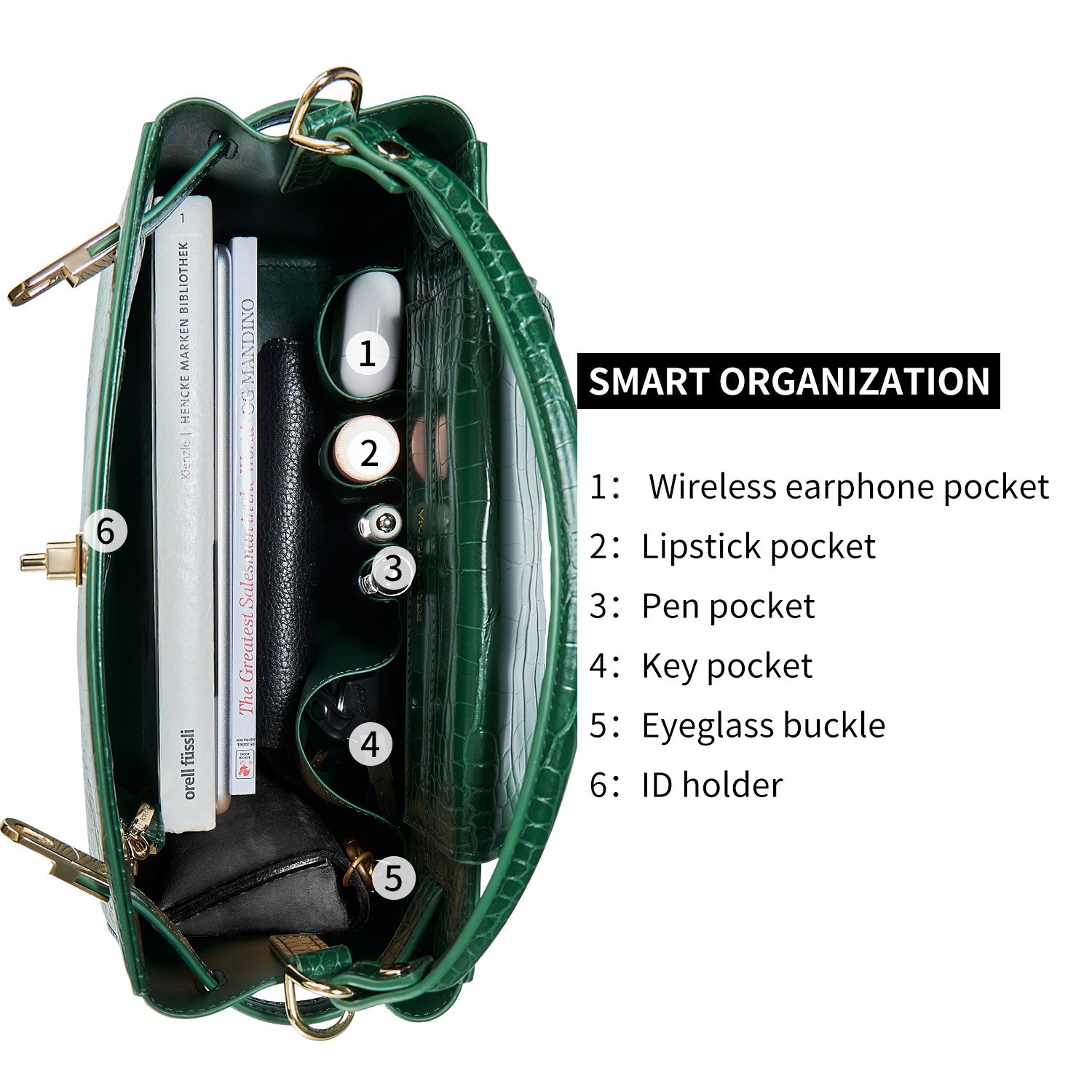 new work bag Victoria III green business bag