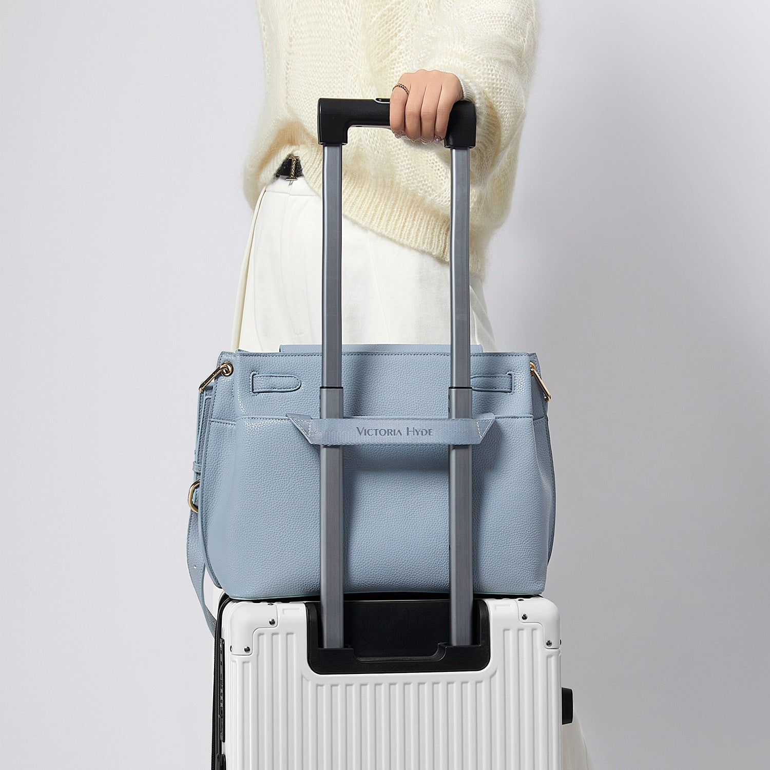 Business bag &quot;Alla&quot; in blue
