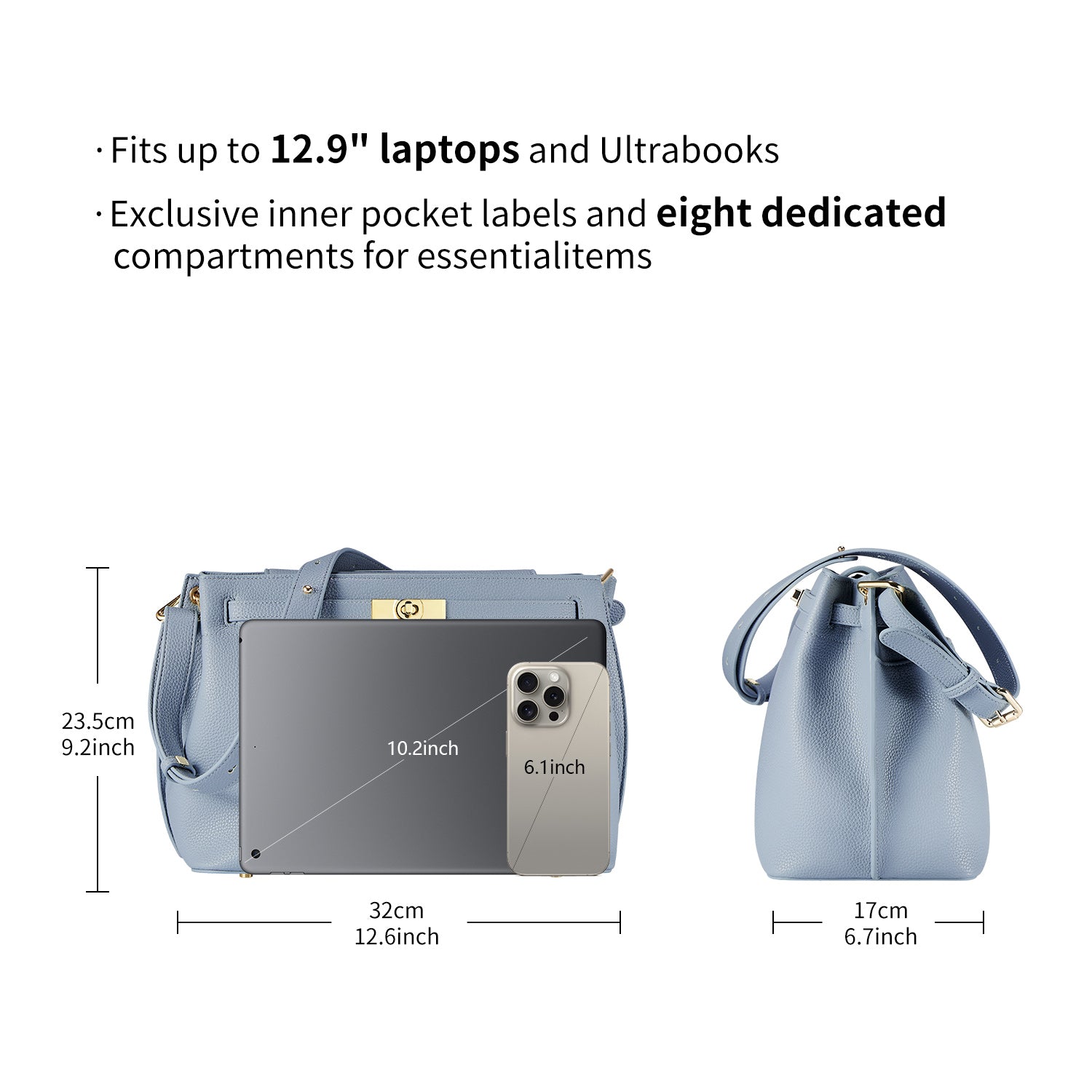 Business - Tasche &quot;Alla&quot; in Blau