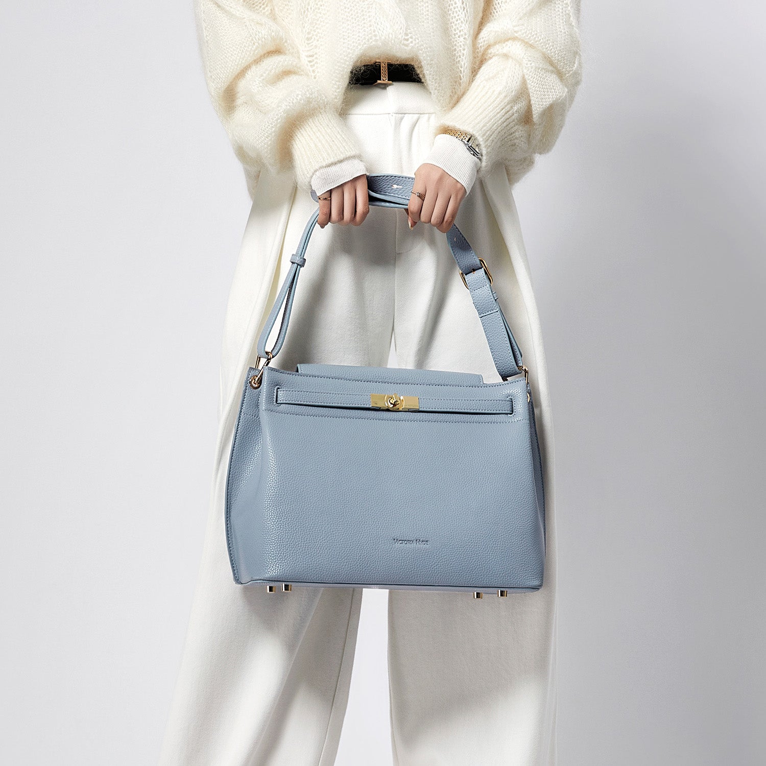 Business bag &quot;Alla&quot; in blue