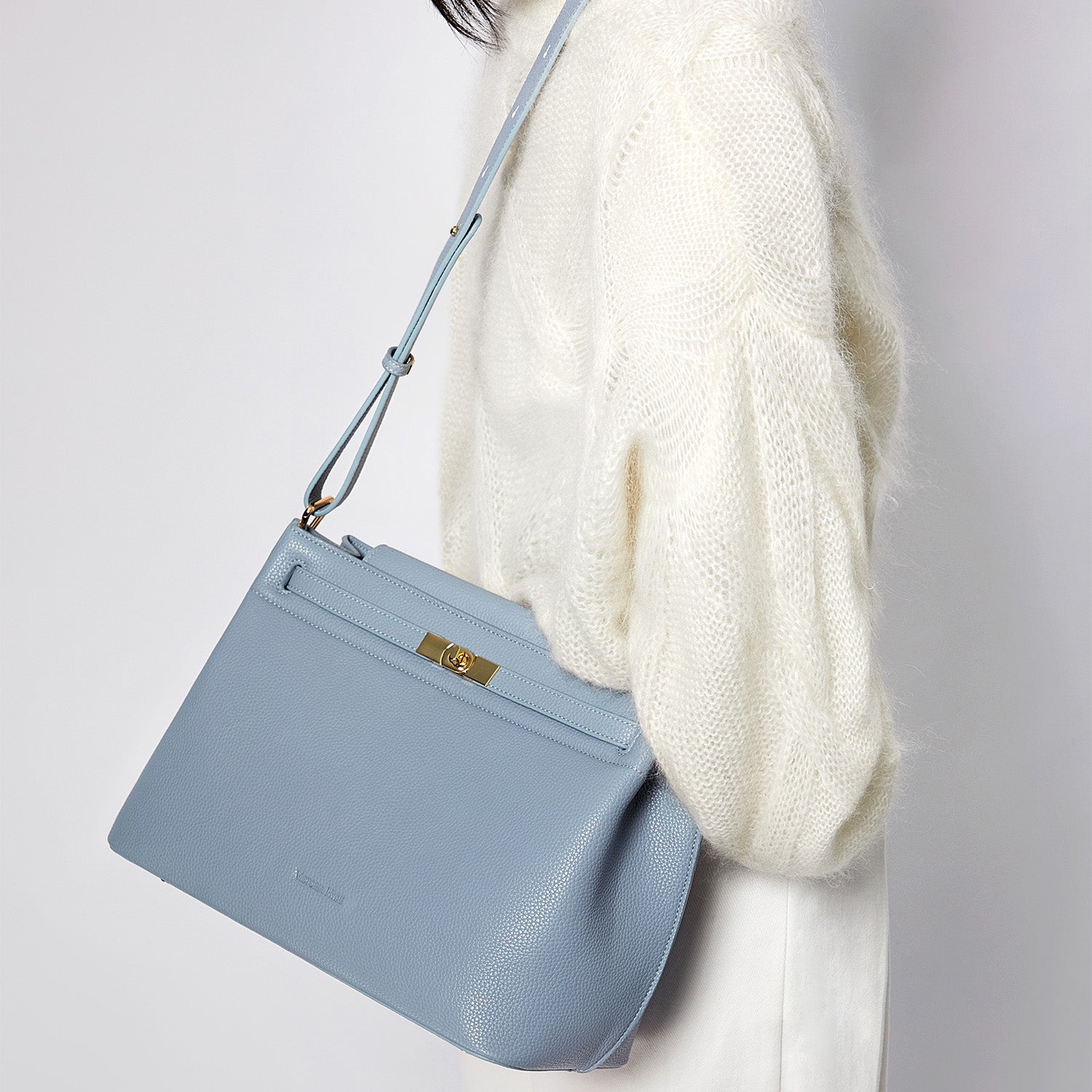 Business bag &quot;Alla&quot; in blue