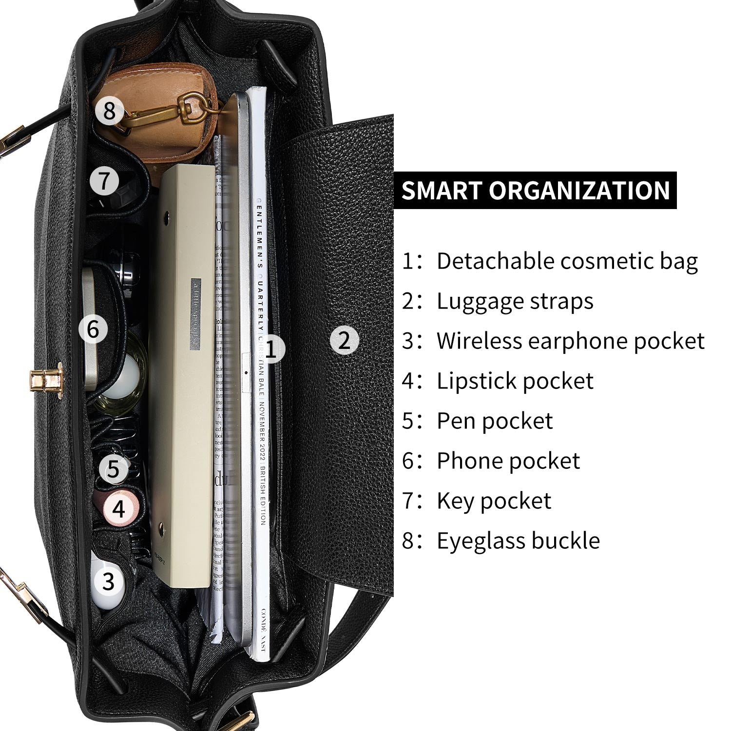 new work bag Alla black business bag