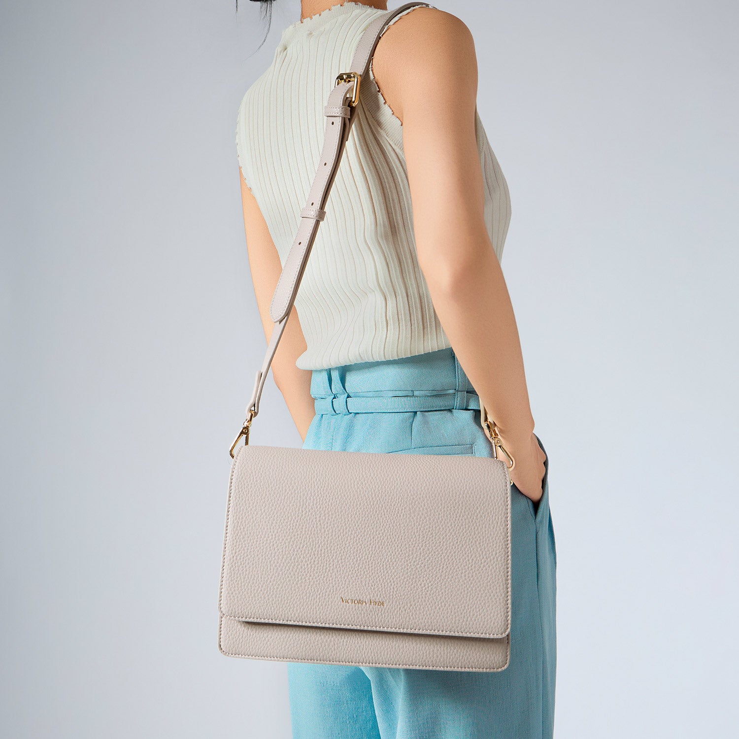 Handtasche &quot;Luna&quot; in Nude