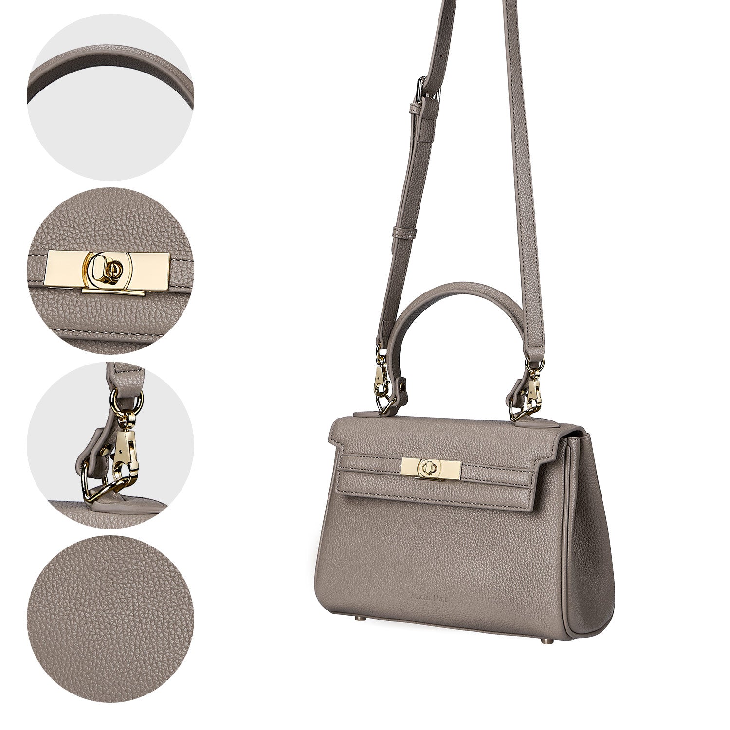 Victoria Small Damenhandtasche in Nude