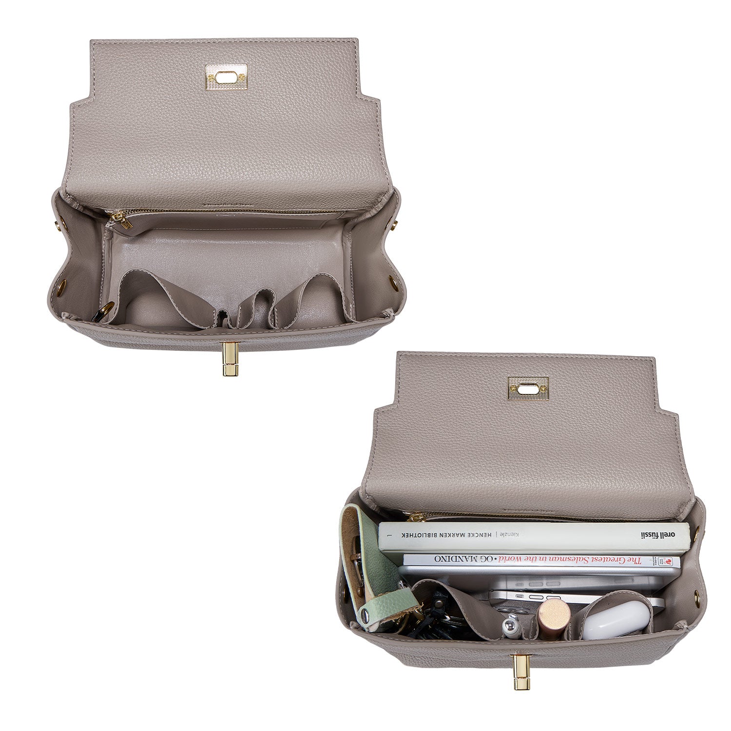 Victoria Small Damenhandtasche in Nude