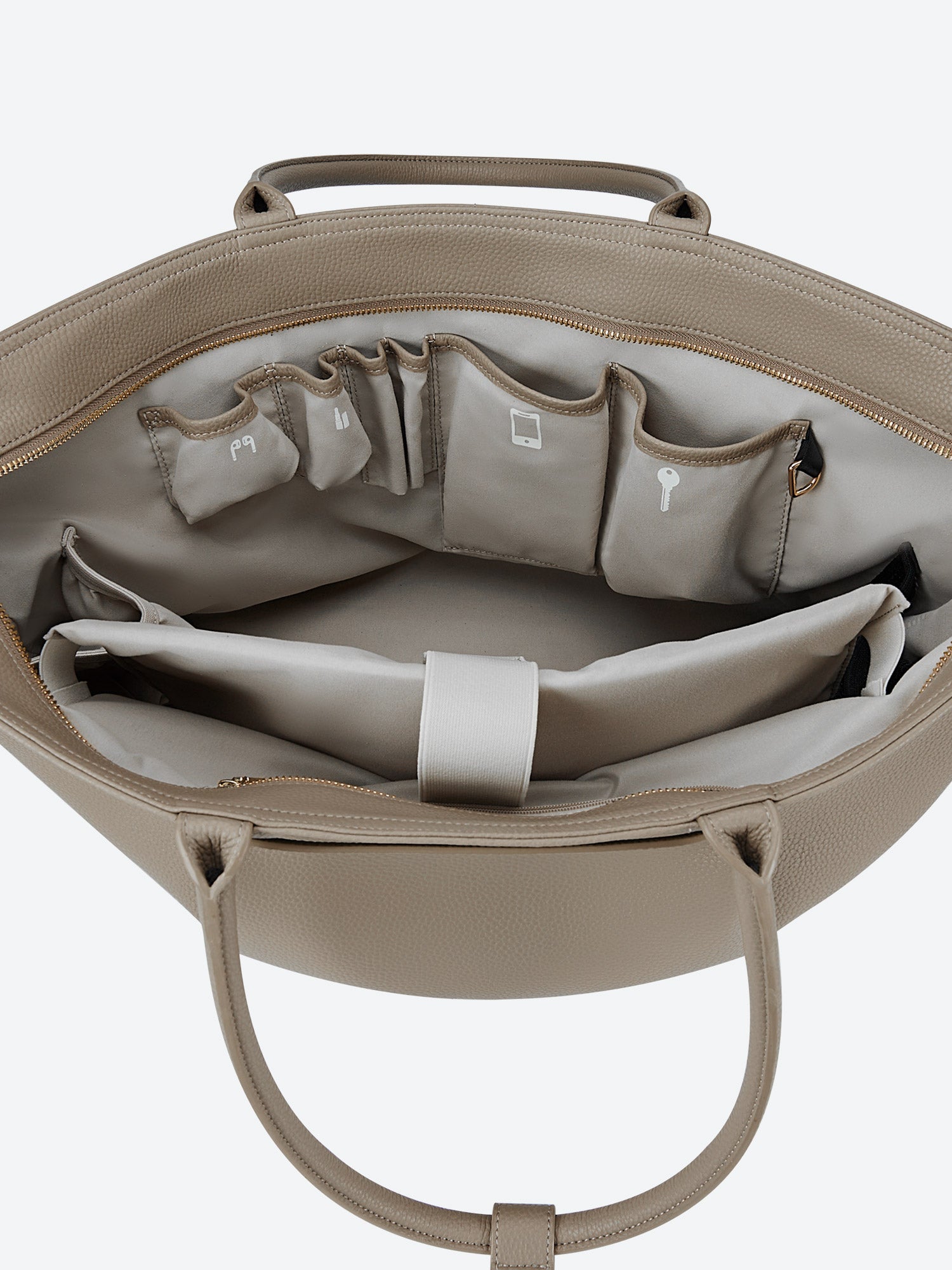 Business &amp; Laptop Handtasche Ada Beige | Für Laptops bis zu 16"