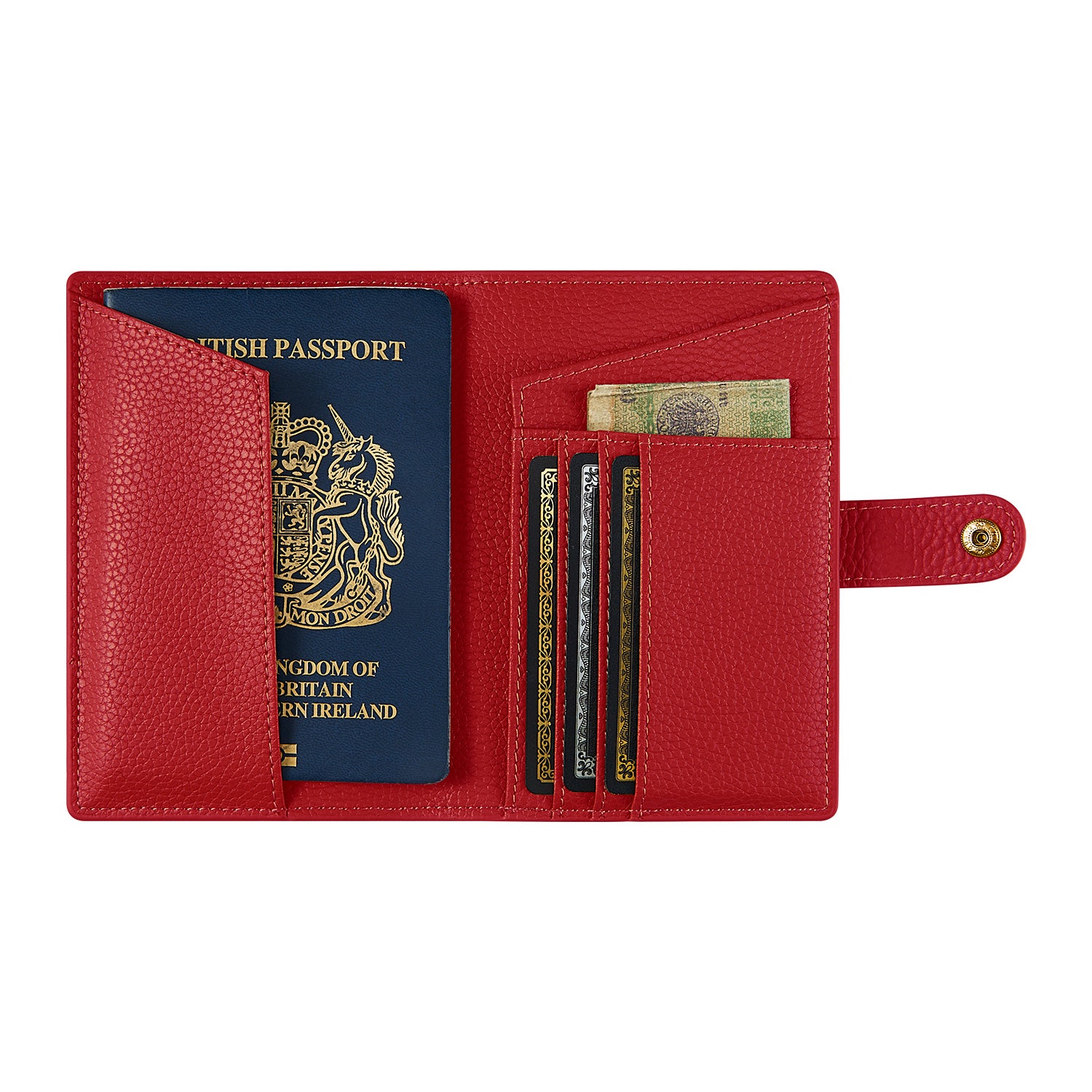 Amelia_Passport_Holder_in_Cherry_Red for business women
