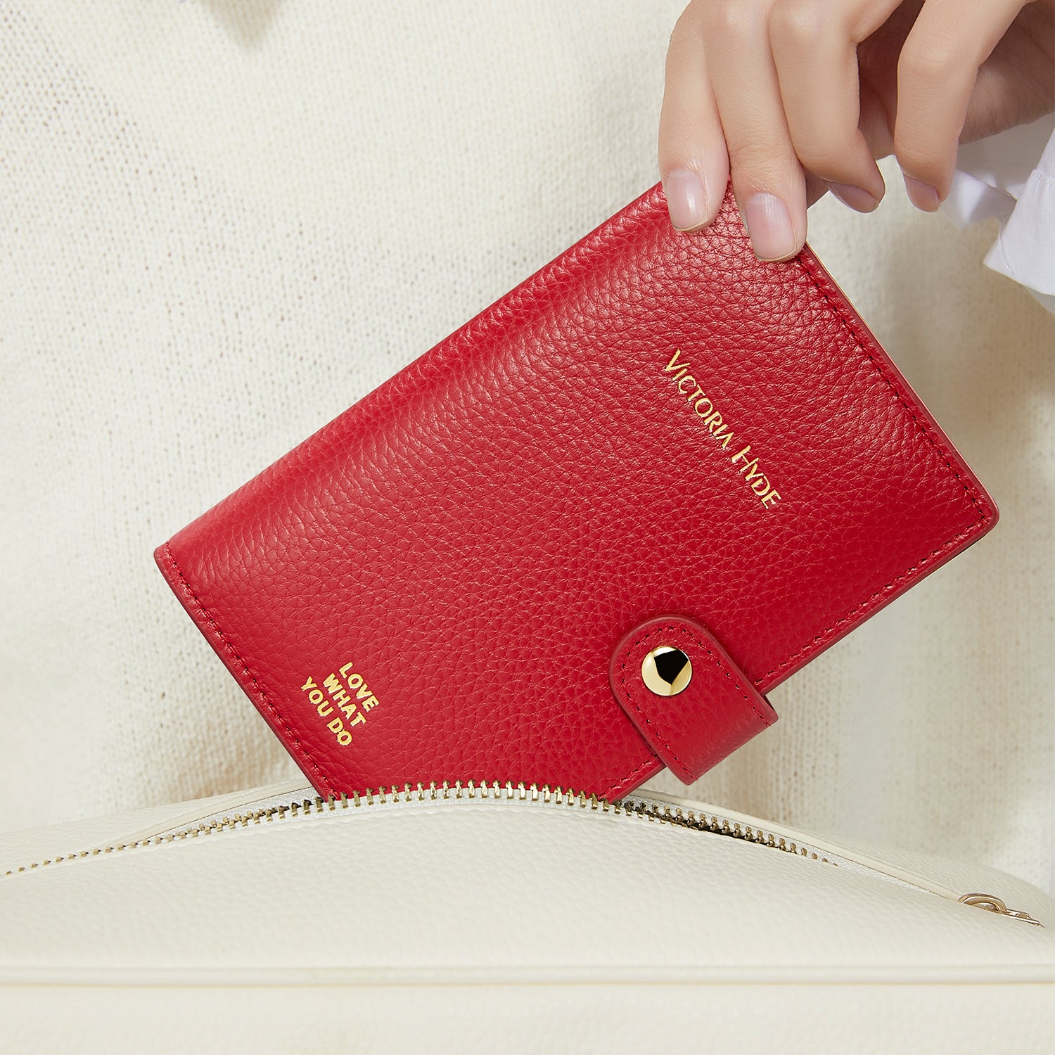 Amelia_Passport_Holder_in_Cherry_Red for business women