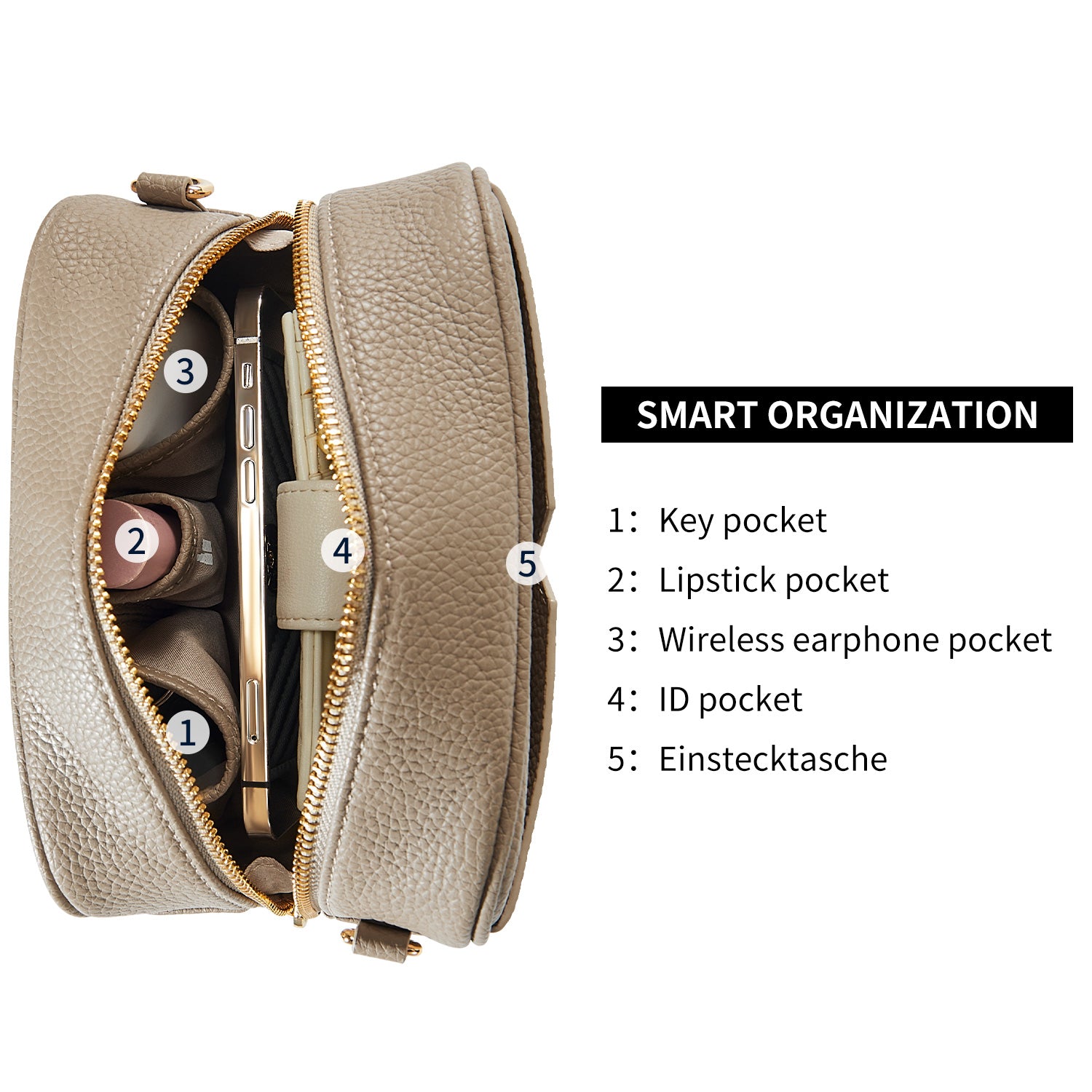 New Work Bag Antonia-beige for women in business