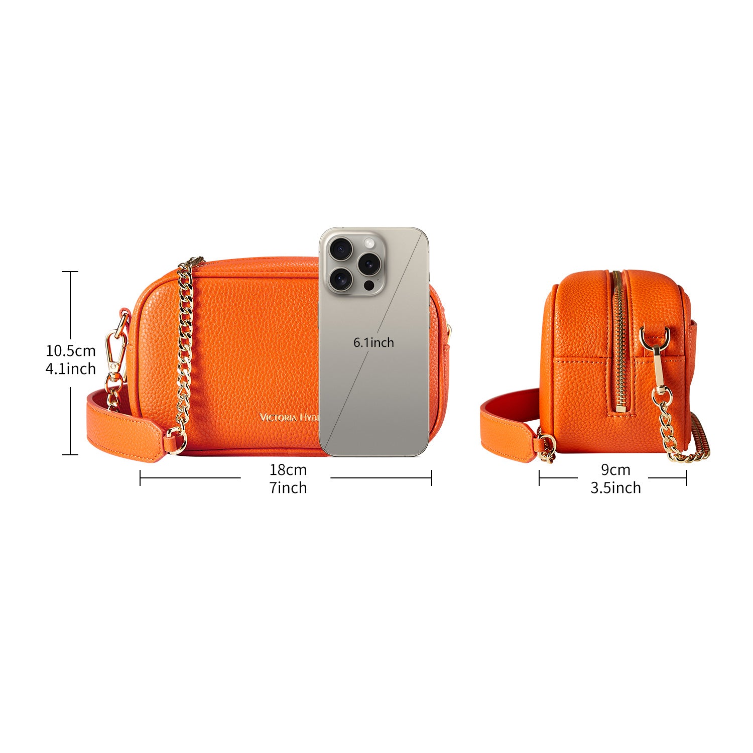New Work Bag Antonia-Orange for women in business