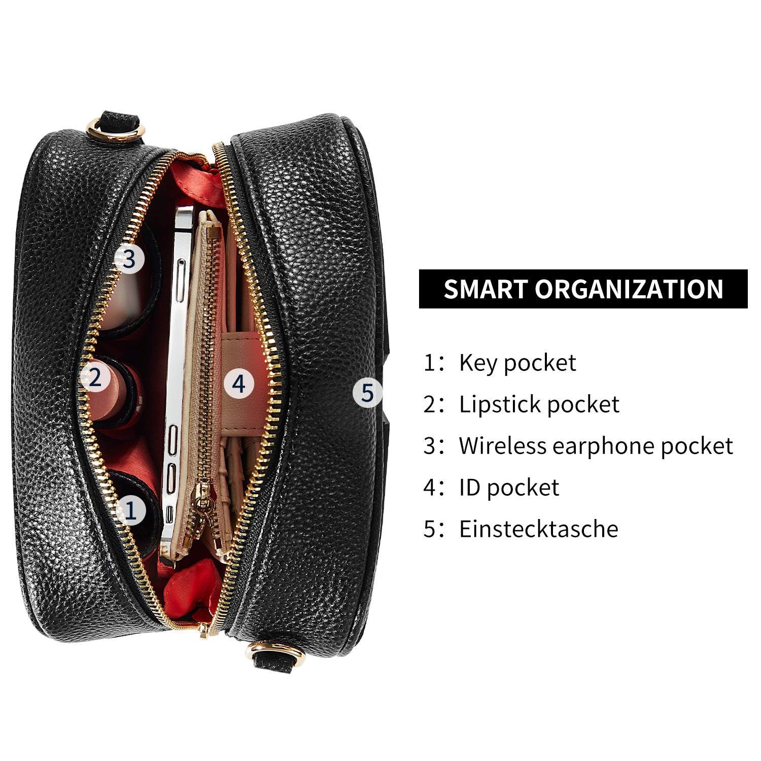 New Work Bag Antonia-black for women in business