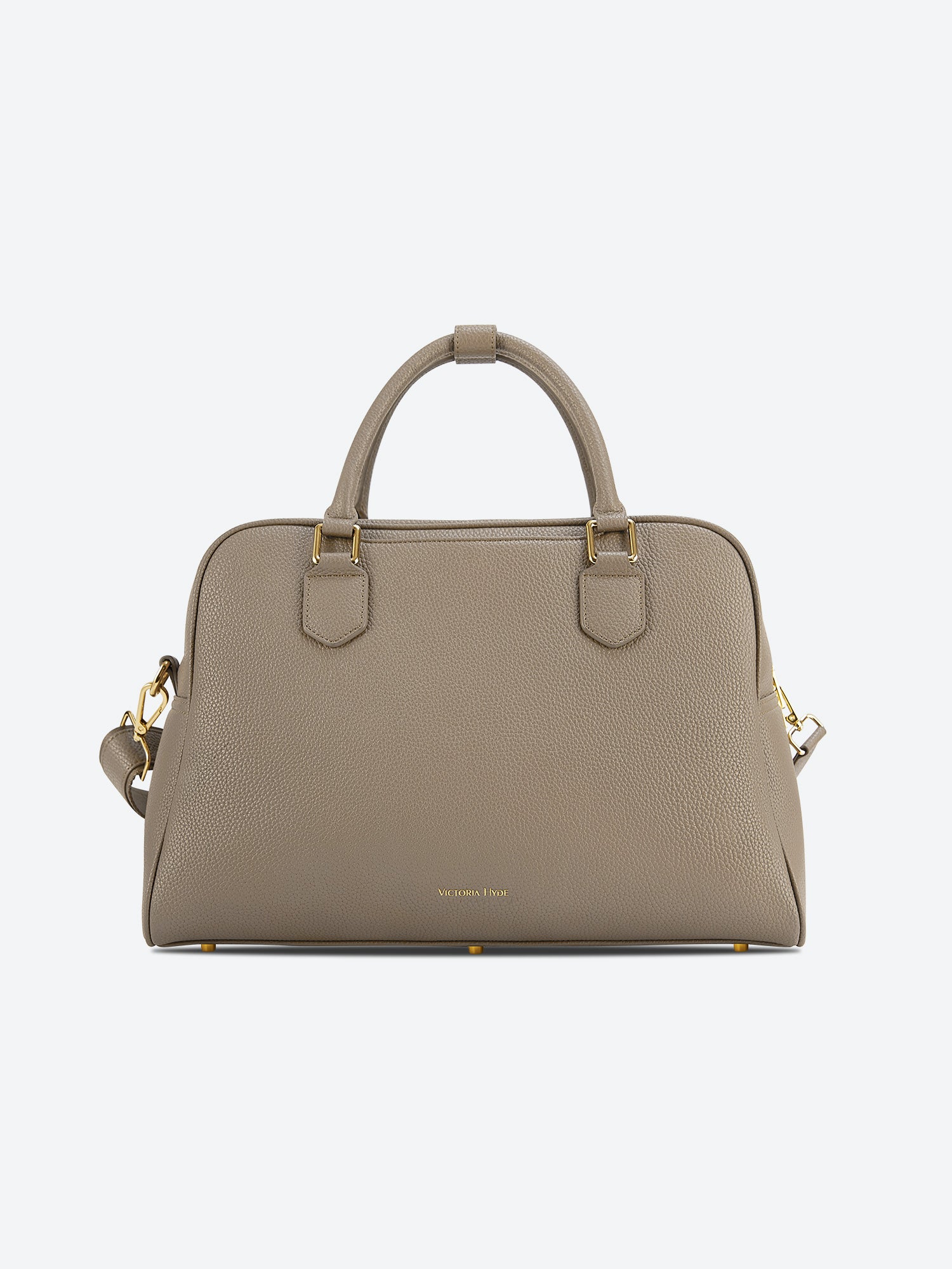 Victoria Hyde Amal 2-in-1 convertible laptop backpack and handbag in nude, vegan leather business bag with 14-inch laptop compartment
