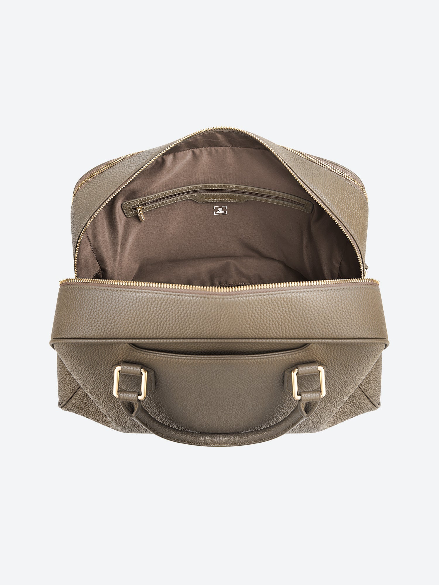 Victoria Hyde Amal 2-in-1 convertible laptop backpack and handbag in nude, vegan leather business bag with 14-inch laptop compartment