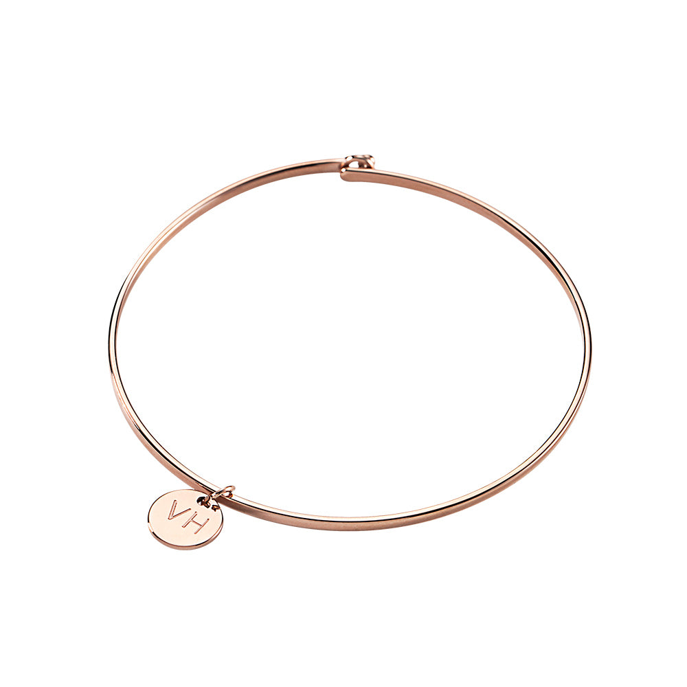 Victoria Hyde, VH80012F, Sudbury Hill Coin, Armband, Schmuck, Roségold, Vorderansicht