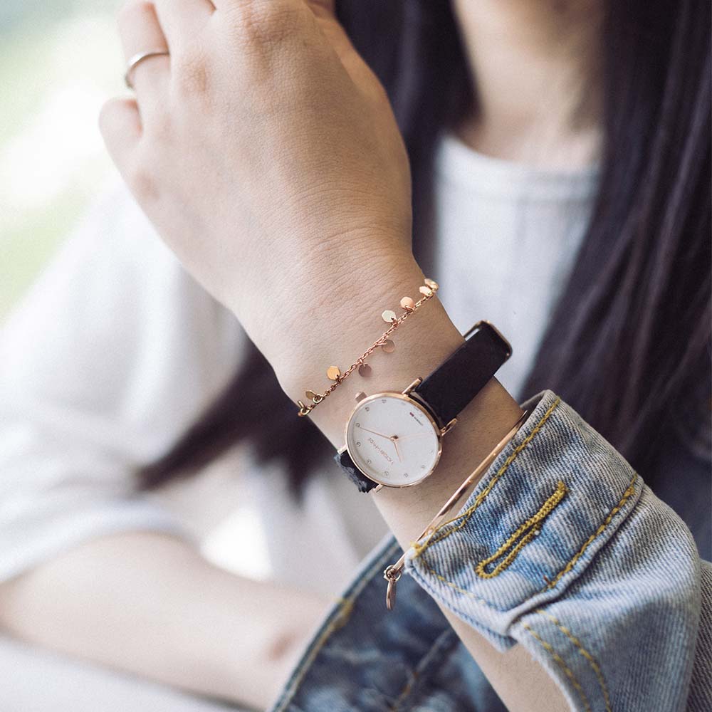 Victoria Hyde, VH80018F, Sudbury Hill Hexagon, Armband, Schmuck, Rosegold, Modellbild-1