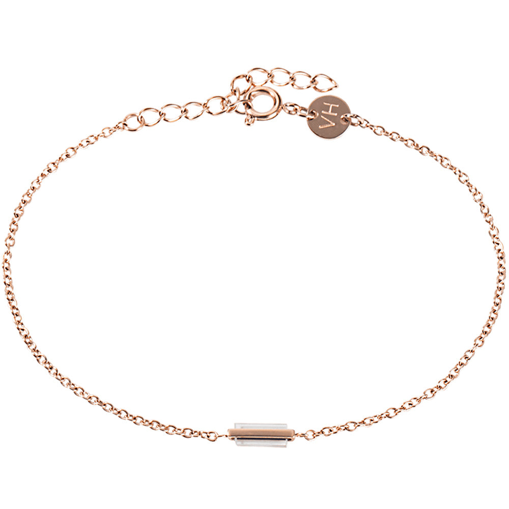 Victoria Hyde, VH80021F, Sudbury Hill, Armband, Schmuck, Glas Roségold, Vorderansicht