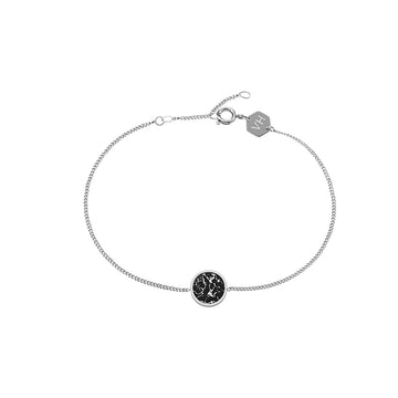 Victoria Hyde, VH80032F, Sudbury Hill Black Marble, Armband, Schmuck, Silber, Vorderansicht