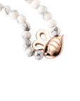 Armband Perivale Bee Marble Roségold