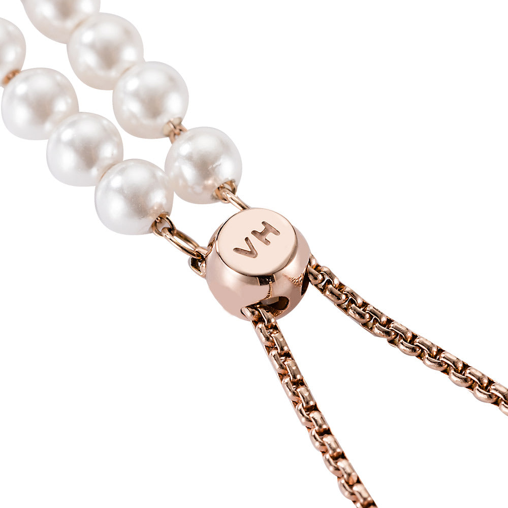 Victoria Hyde, VH80040F, Perivale Bee Pearl, Armband, Schmuck, Rosegold, Details-2